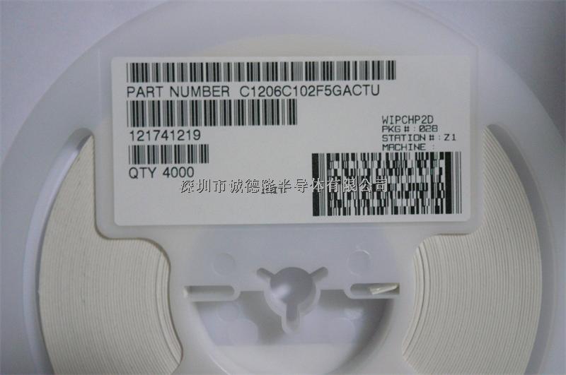 C1206C102F5GACTU 1206 1NF KEMET 貼片電容器 全系列供應-C1206C102F5GACTU盡在買賣IC網